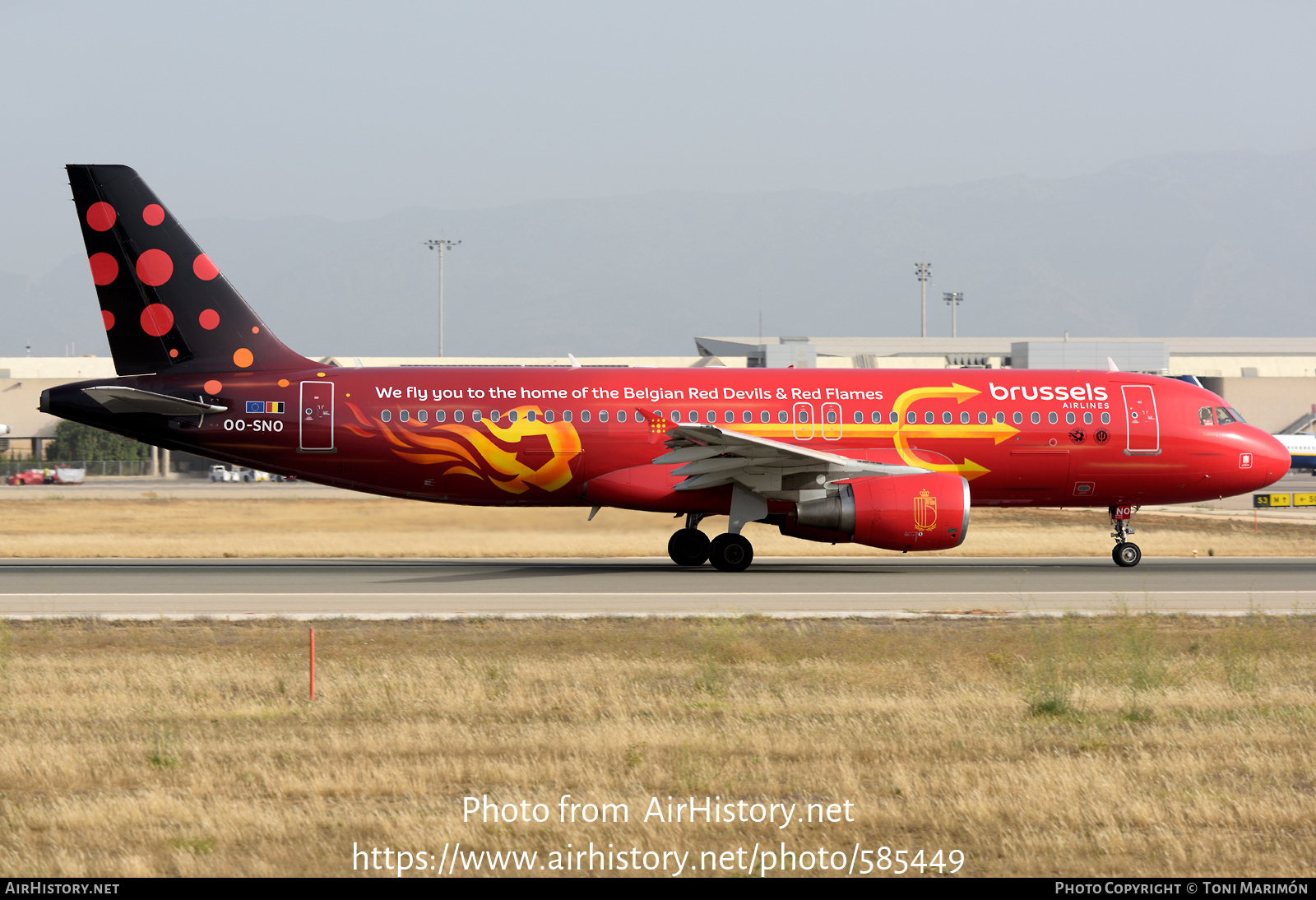 Aircraft Photo of OO-SNO | Airbus A320-214 | Brussels Airlines | AirHistory.net #585449