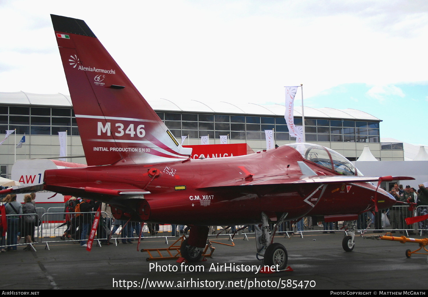 Aircraft Photo of CMX617 | Alenia Aermacchi M-346 Master | Alenia Aermacchi | AirHistory.net #585470