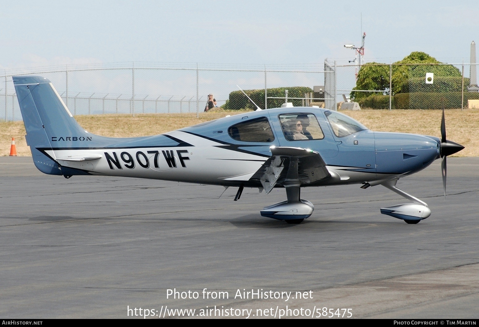 Aircraft Photo of N907WF | Cirrus SR-22T G6-GTS Carbon | AirHistory.net #585475