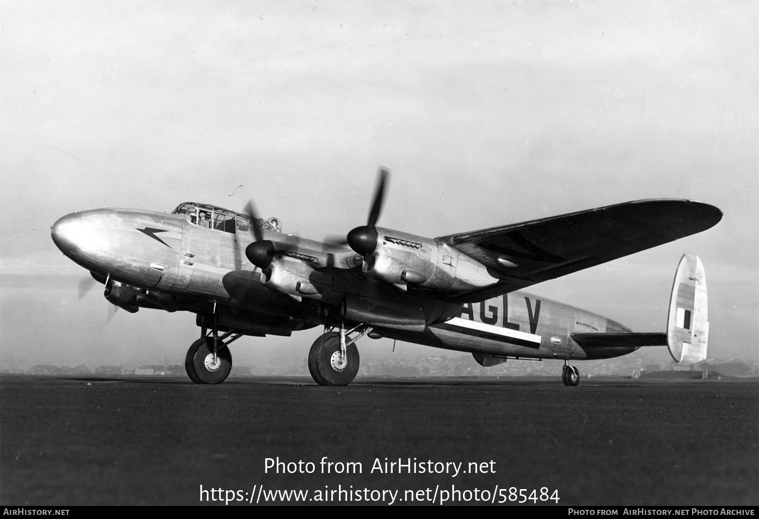 Aircraft Photo of G-AGLV | Avro 691 Lancastrian | BOAC - British ...