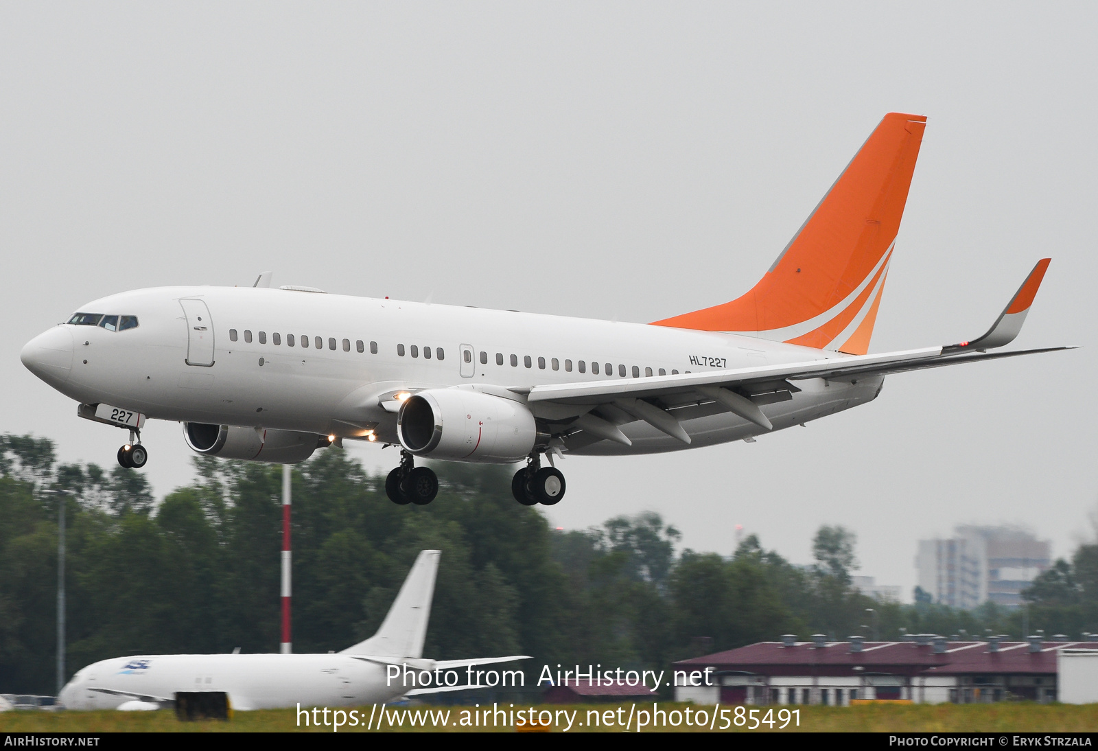 Aircraft Photo of HL7227 | Boeing 737-7HF BBJ | AirHistory.net #585491