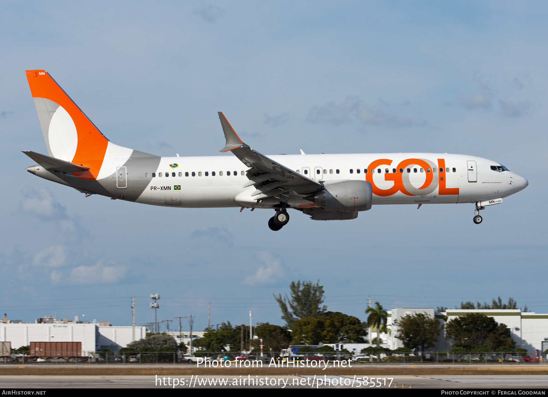 Aircraft Photo of PR-XMN | Boeing 737-8 Max 8 | GOL Linhas Aéreas | AirHistory.net #585517