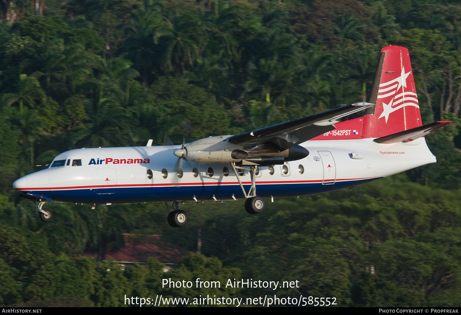 Aircraft Photo of HP-1542PST | Fokker F27-500 Friendship | Air Panamá | AirHistory.net #585552