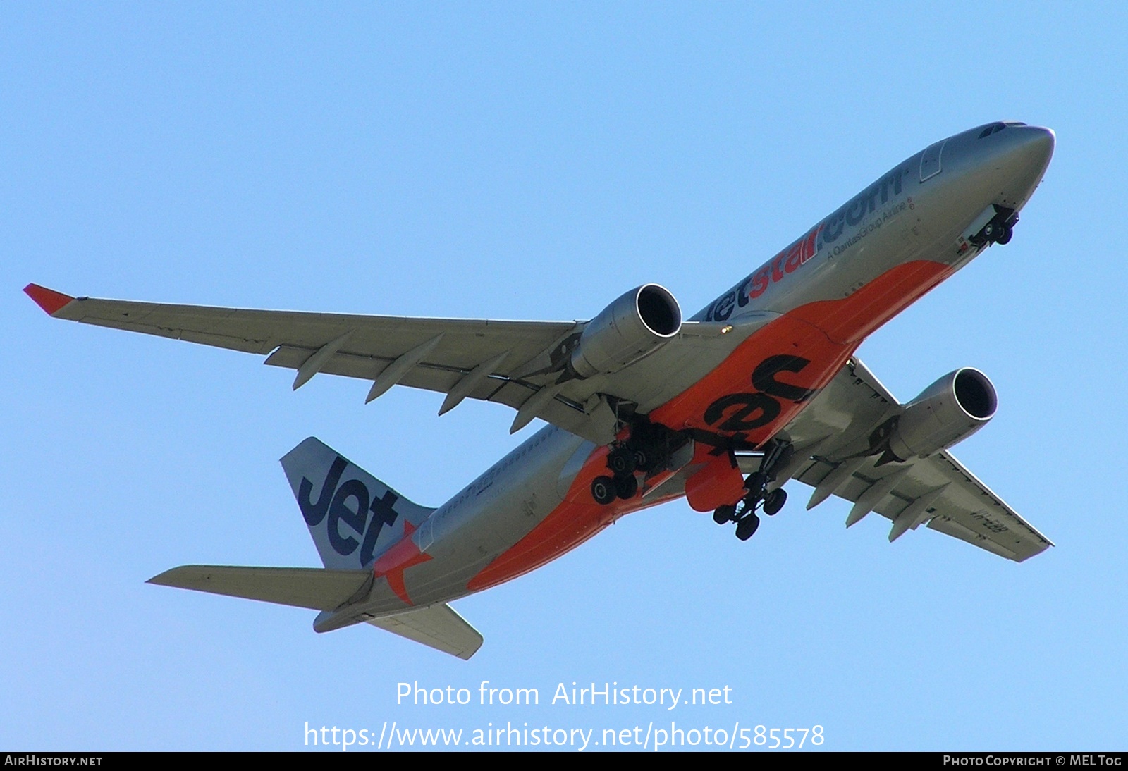 Aircraft Photo of VH-EBB | Airbus A330-202 | Jetstar Airways | AirHistory.net #585578