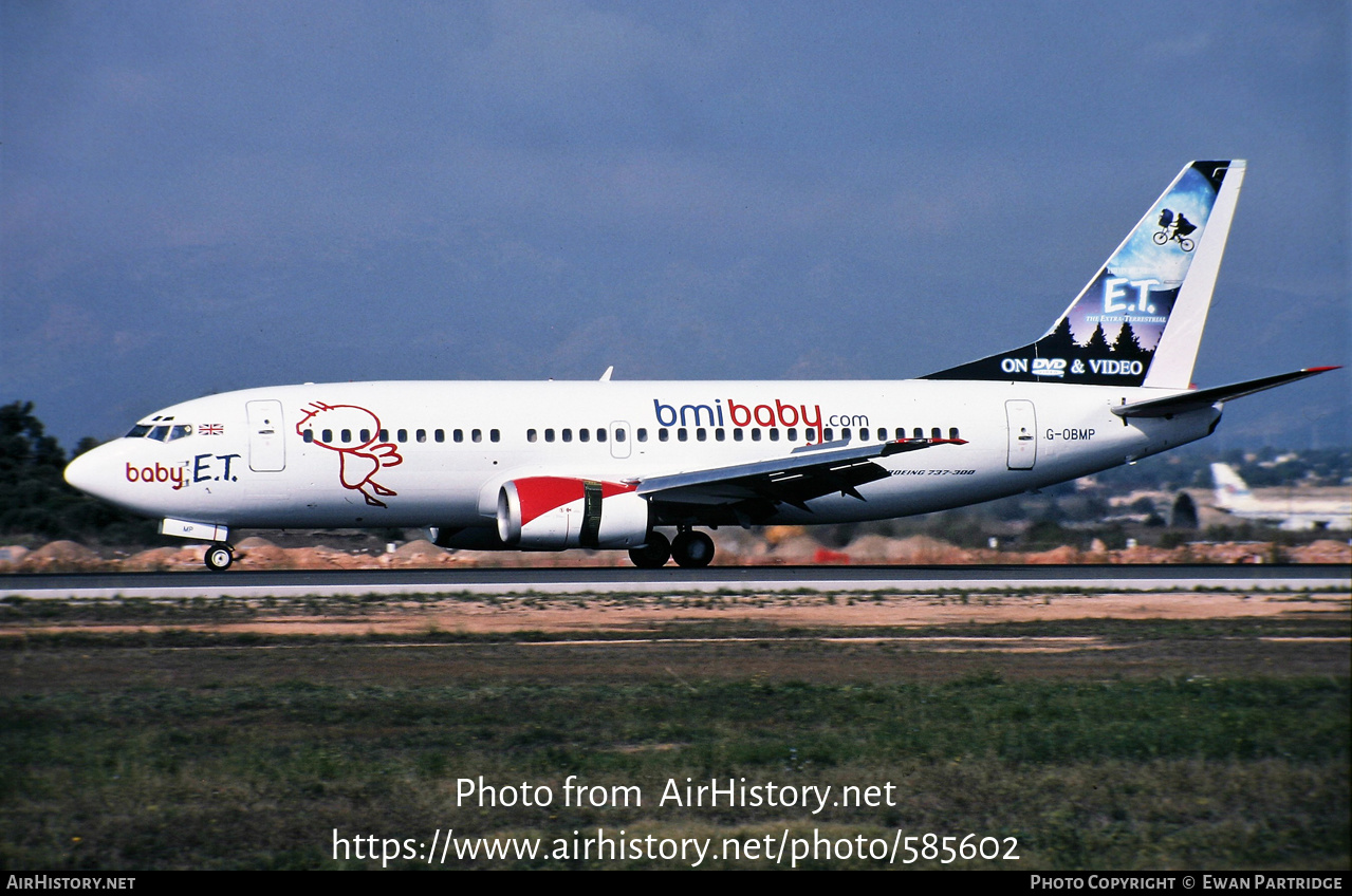 Aircraft Photo of G-OBMP | Boeing 737-3Q8 | Bmibaby | AirHistory.net #585602