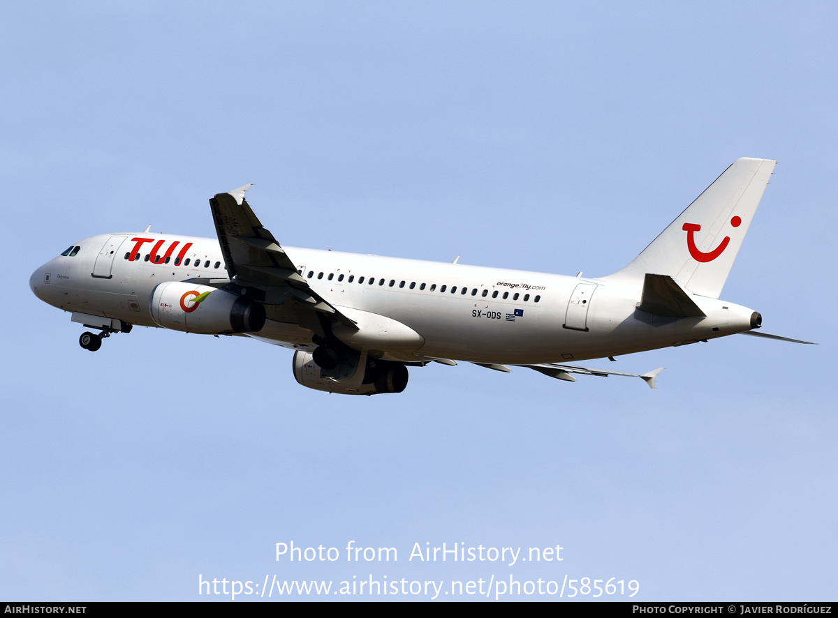 Aircraft Photo of SX-ODS | Airbus A320-232 | TUI | AirHistory.net #585619