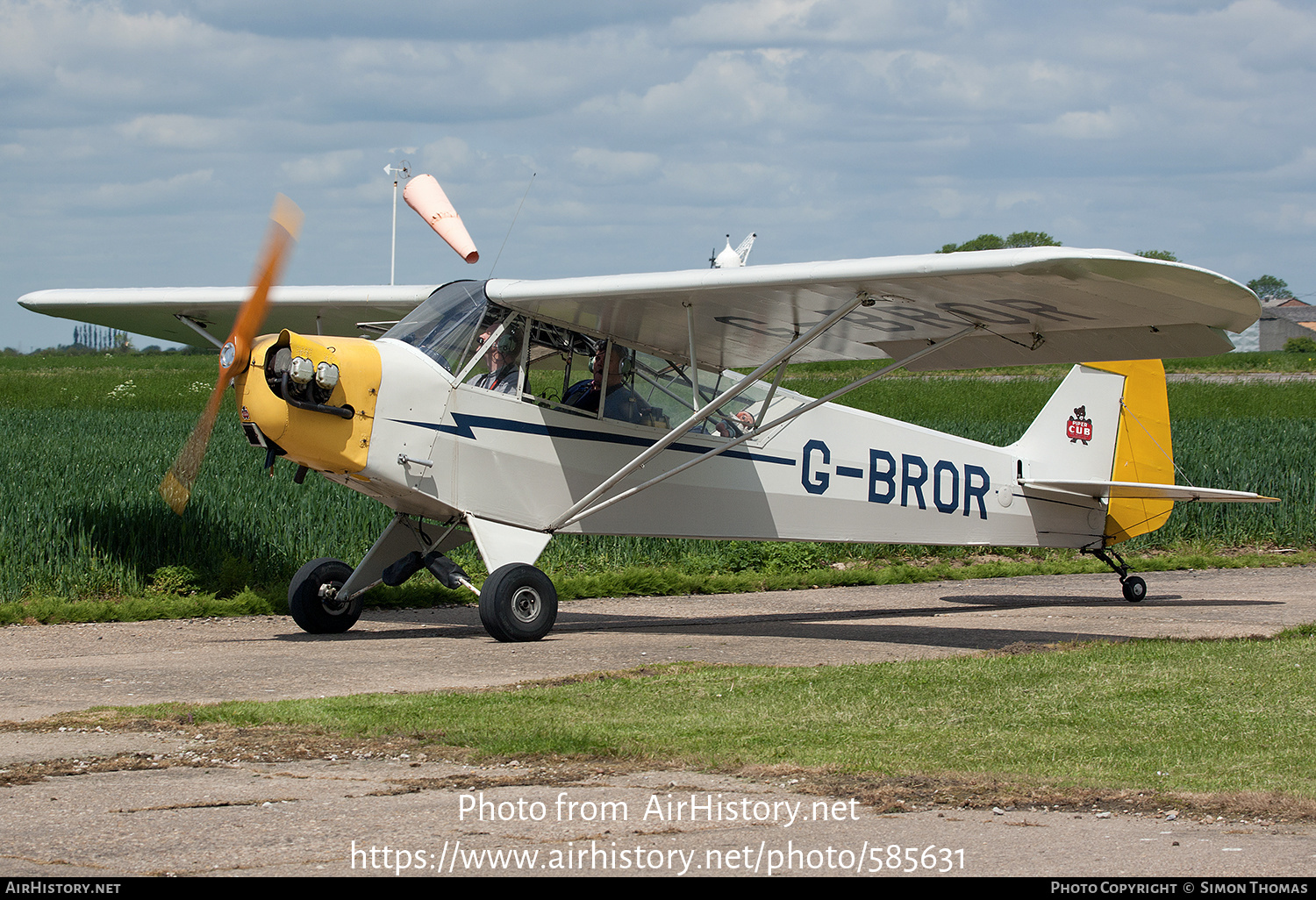 Aircraft Photo of G-BROR | Piper J-3C-65 Cub | AirHistory.net #585631