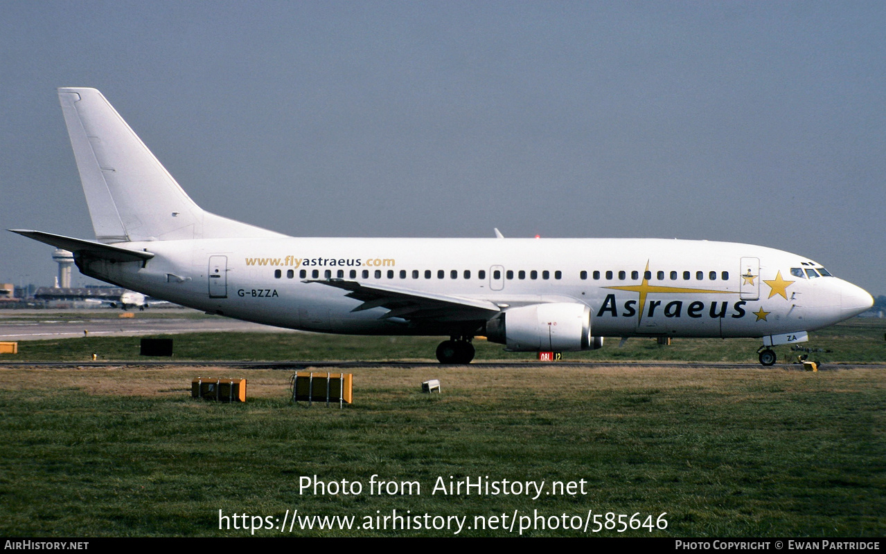 Aircraft Photo of G-BZZA | Boeing 737-3L9 | Astraeus Airlines | AirHistory.net #585646