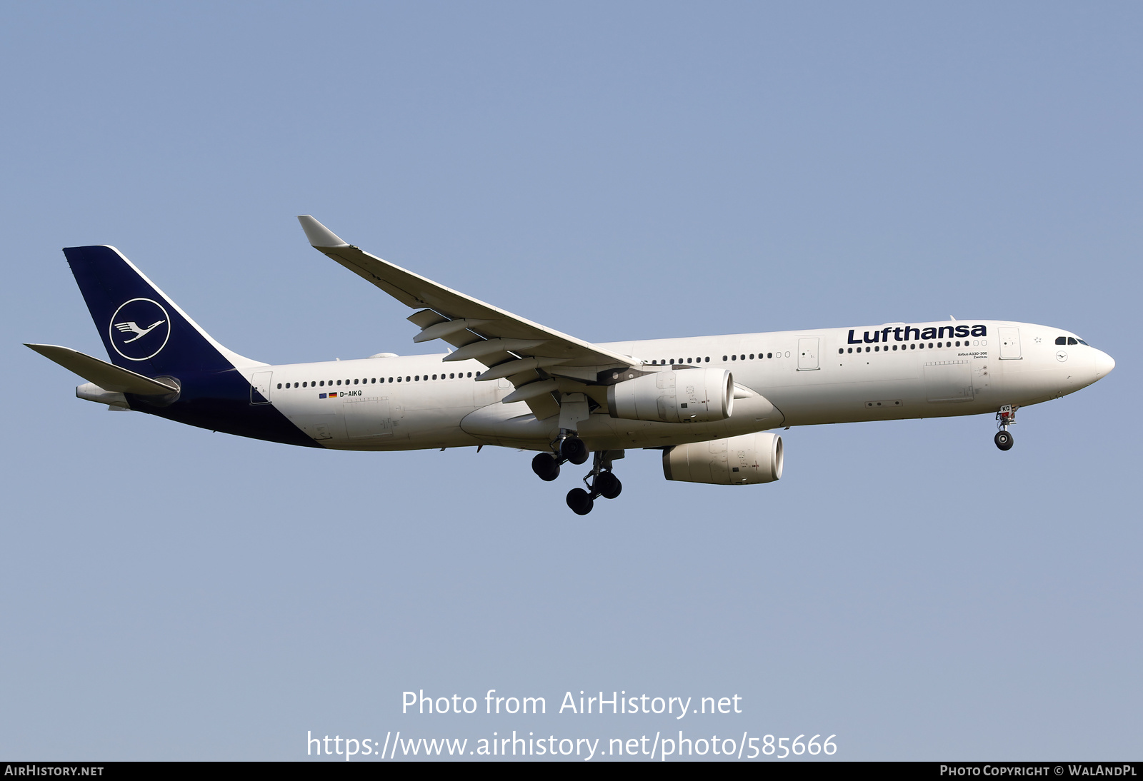 Aircraft Photo of D-AIKQ | Airbus A330-343 | Lufthansa | AirHistory.net #585666