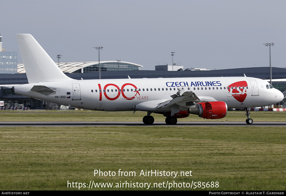 Aircraft Photo of OK-IOO | Airbus A320-214 | ČSA - Czech Airlines | AirHistory.net #585688