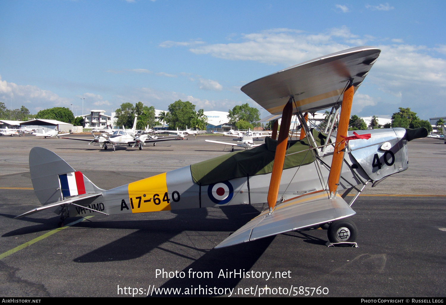 Aircraft Photo of VH-NMD / A17-640 | De Havilland D.H. 82A Tiger Moth | Australia - Air Force | AirHistory.net #585760