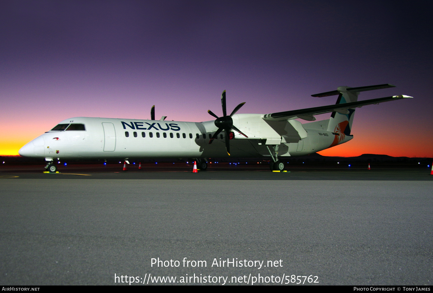 Aircraft Photo of VH-8XS | Bombardier DHC-8-402 Dash 8 | Nexus Airlines | AirHistory.net #585762