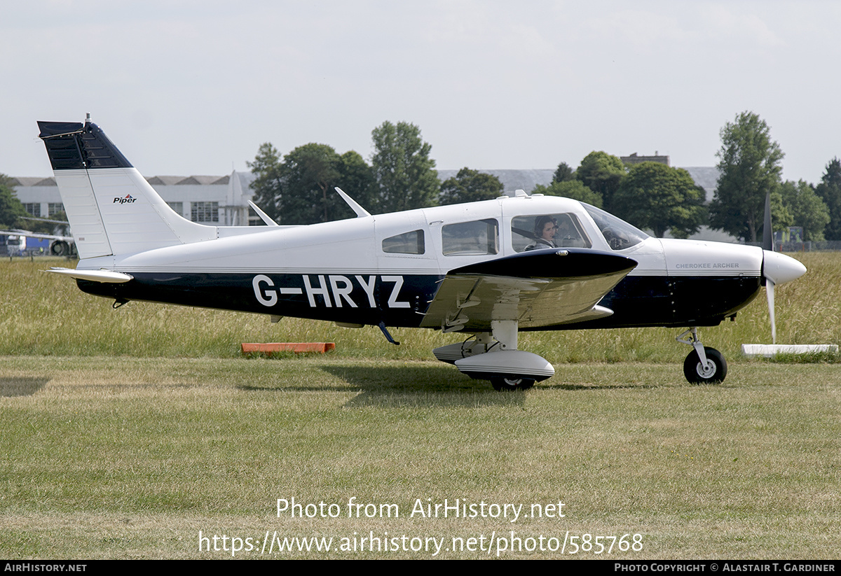 Aircraft Photo of G-HRYZ | Piper PA-28-180 Cherokee Archer | AirHistory.net #585768