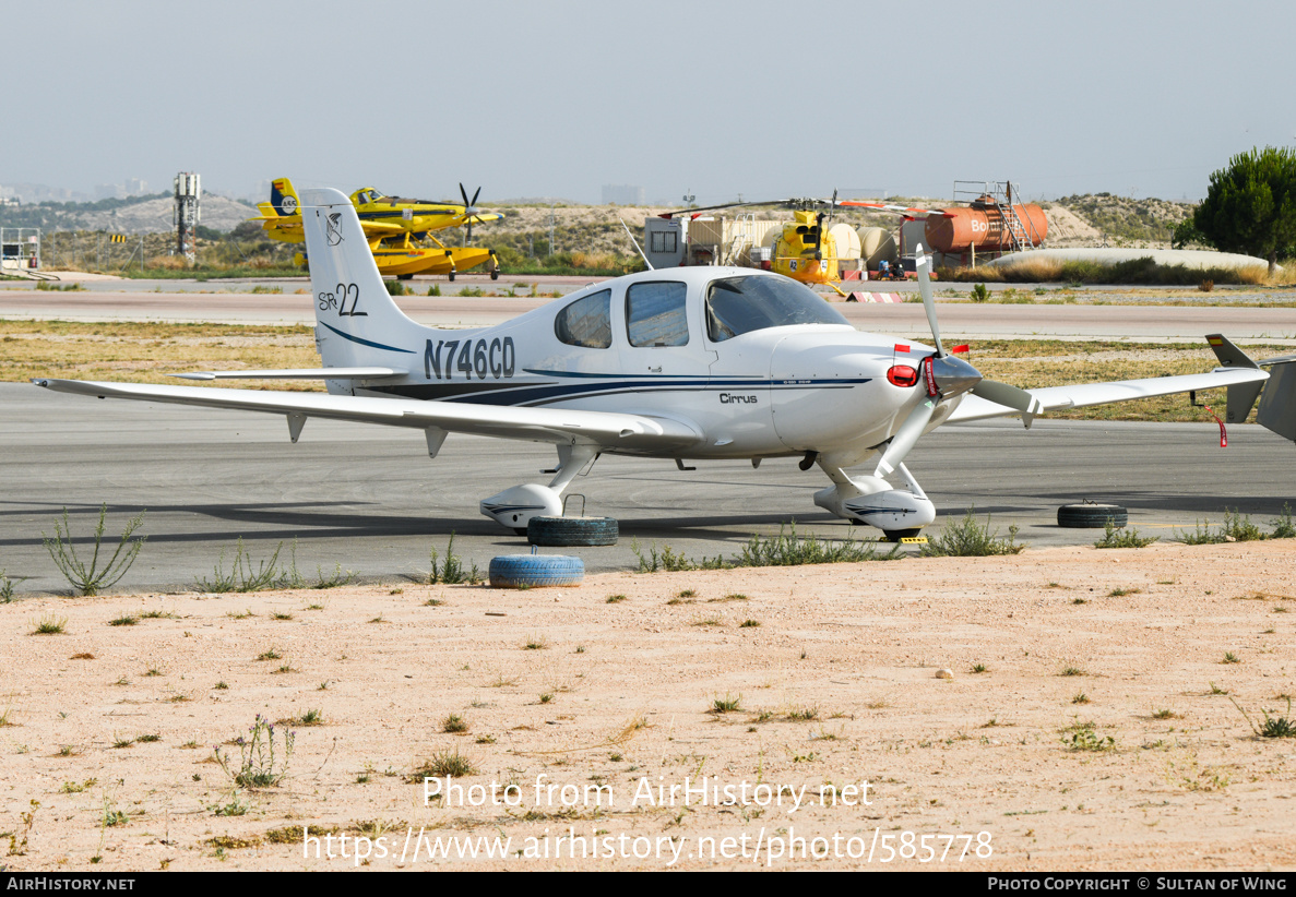 Aircraft Photo of N746CD | Cirrus SR-22 G1 | AirHistory.net #585778