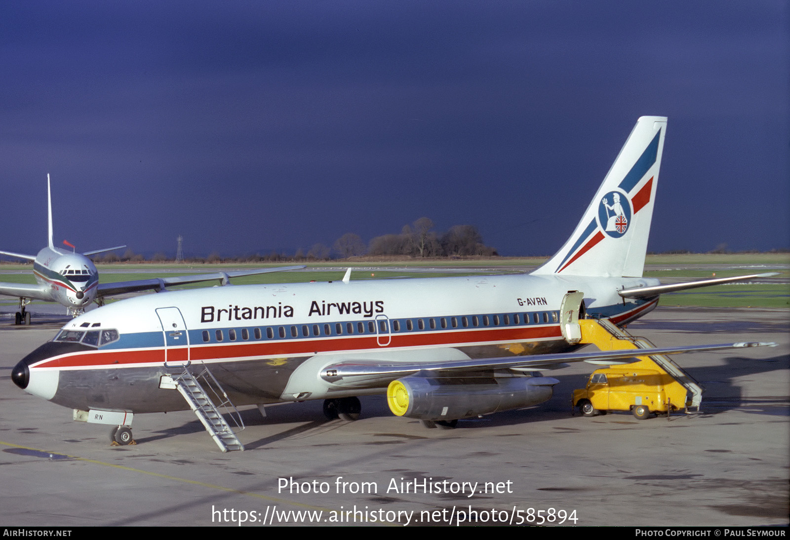 Aircraft Photo of G-AVRN | Boeing 737-204 | Britannia Airways | AirHistory.net #585894