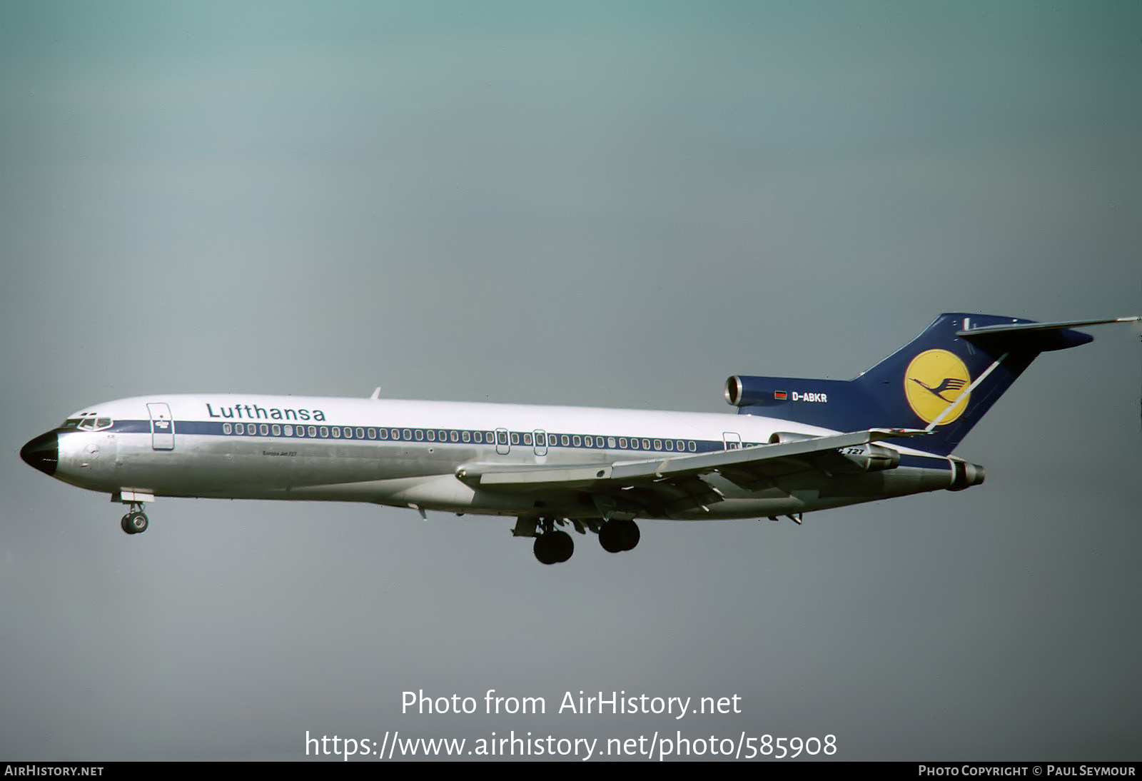 Aircraft Photo of D-ABKR | Boeing 727-230/Adv | Lufthansa | AirHistory.net #585908