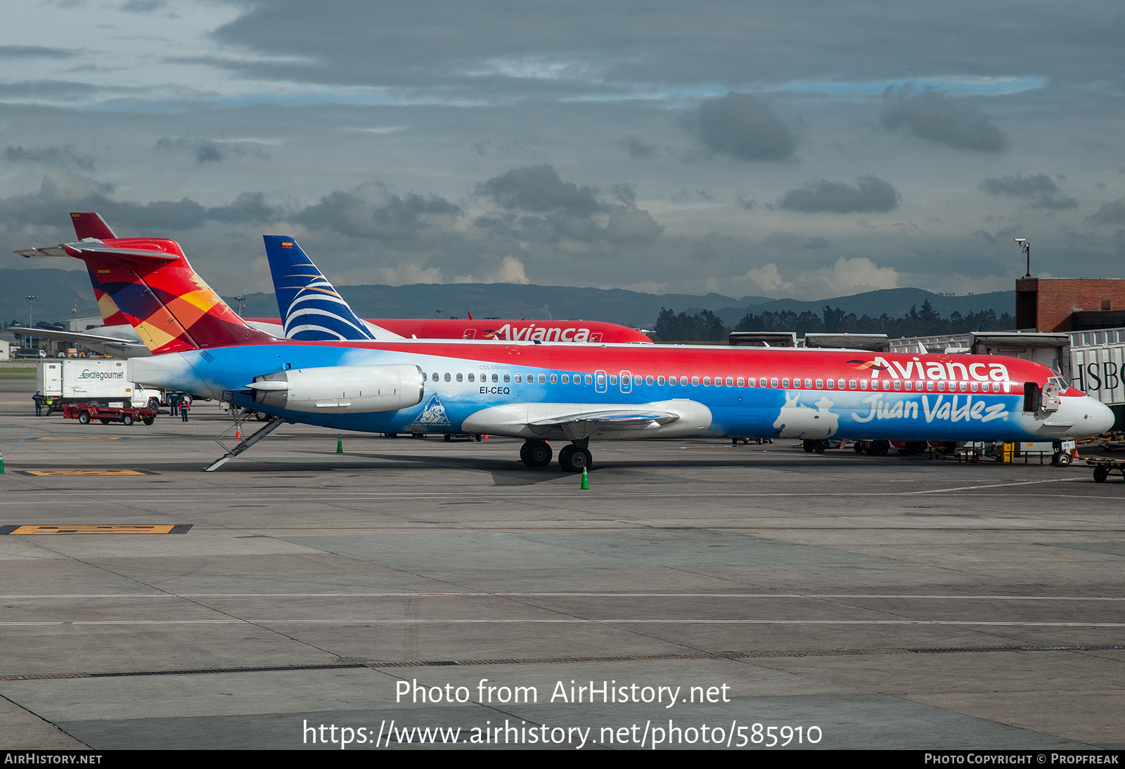 Aircraft Photo of EI-CEQ | McDonnell Douglas MD-83 (DC-9-83) | Avianca | AirHistory.net #585910