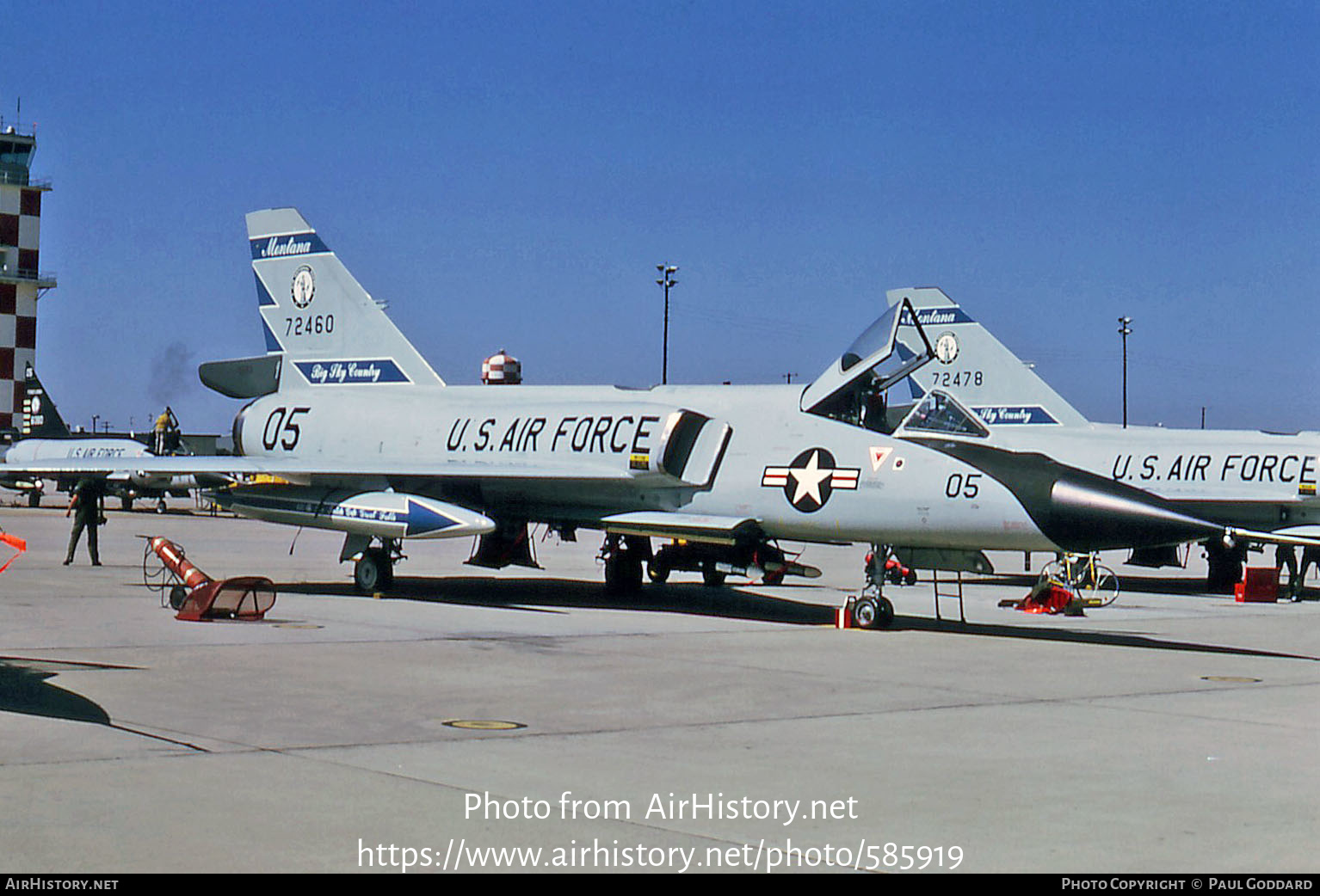 Aircraft Photo of 57-2460 / 72460 | Convair F-106A Delta Dart | USA - Air Force | AirHistory.net #585919