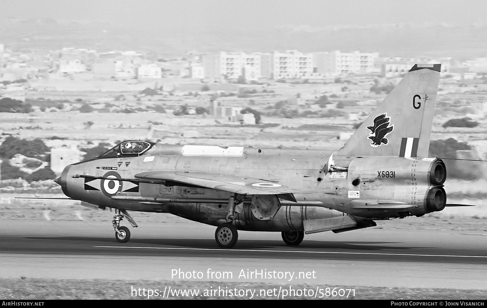 Aircraft Photo of XS931 | English Electric Lightning F6 | UK - Air Force | AirHistory.net #586071