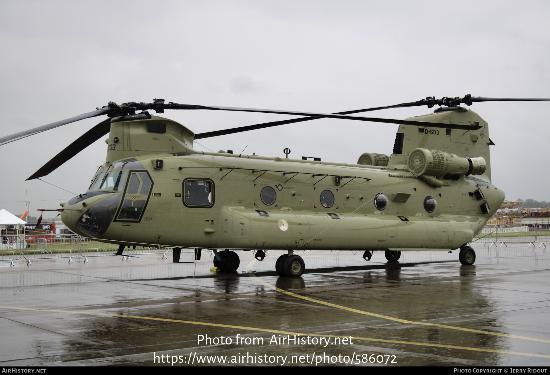 Aircraft Photo of D-603 | Boeing CH-47F Chinook (414) | Netherlands - Air Force | AirHistory.net #586072