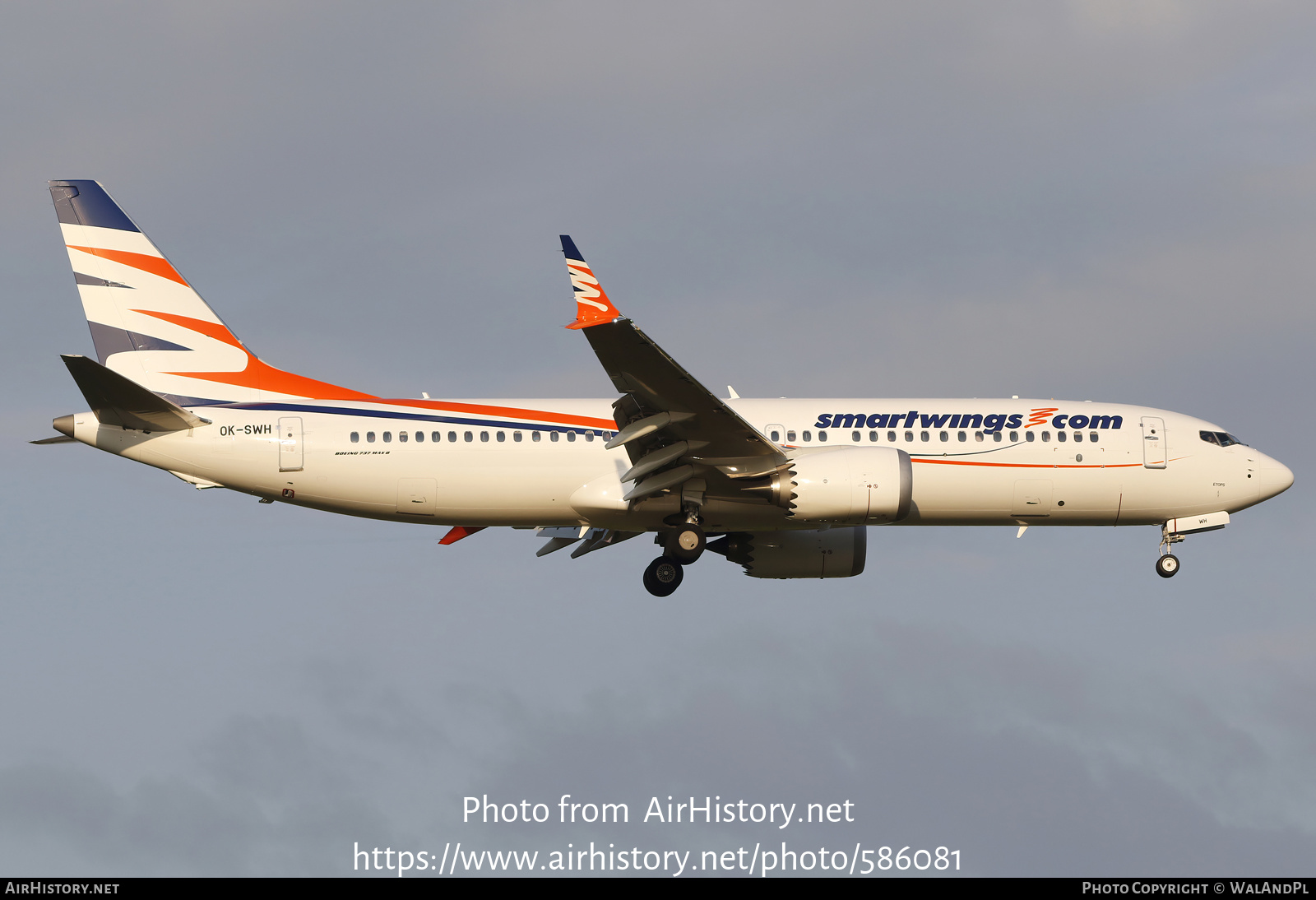 Aircraft Photo of OK-SWH | Boeing 737-8 Max 8 | Smartwings | AirHistory.net #586081