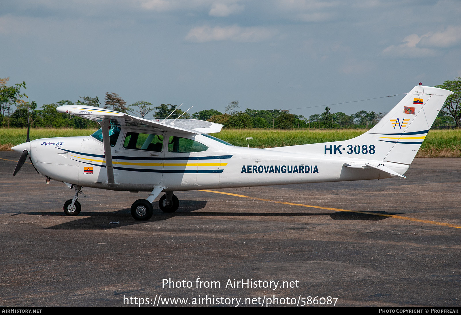 Aircraft Photo of HK-3088 | Cessna T182TC Turbo Skylane | Aerovanguardia | AirHistory.net #586087