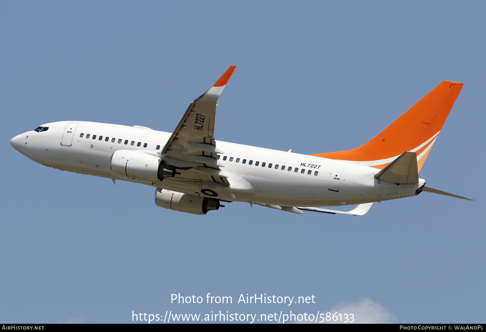 Aircraft Photo of HL7227 | Boeing 737-7HF BBJ | AirHistory.net #586133