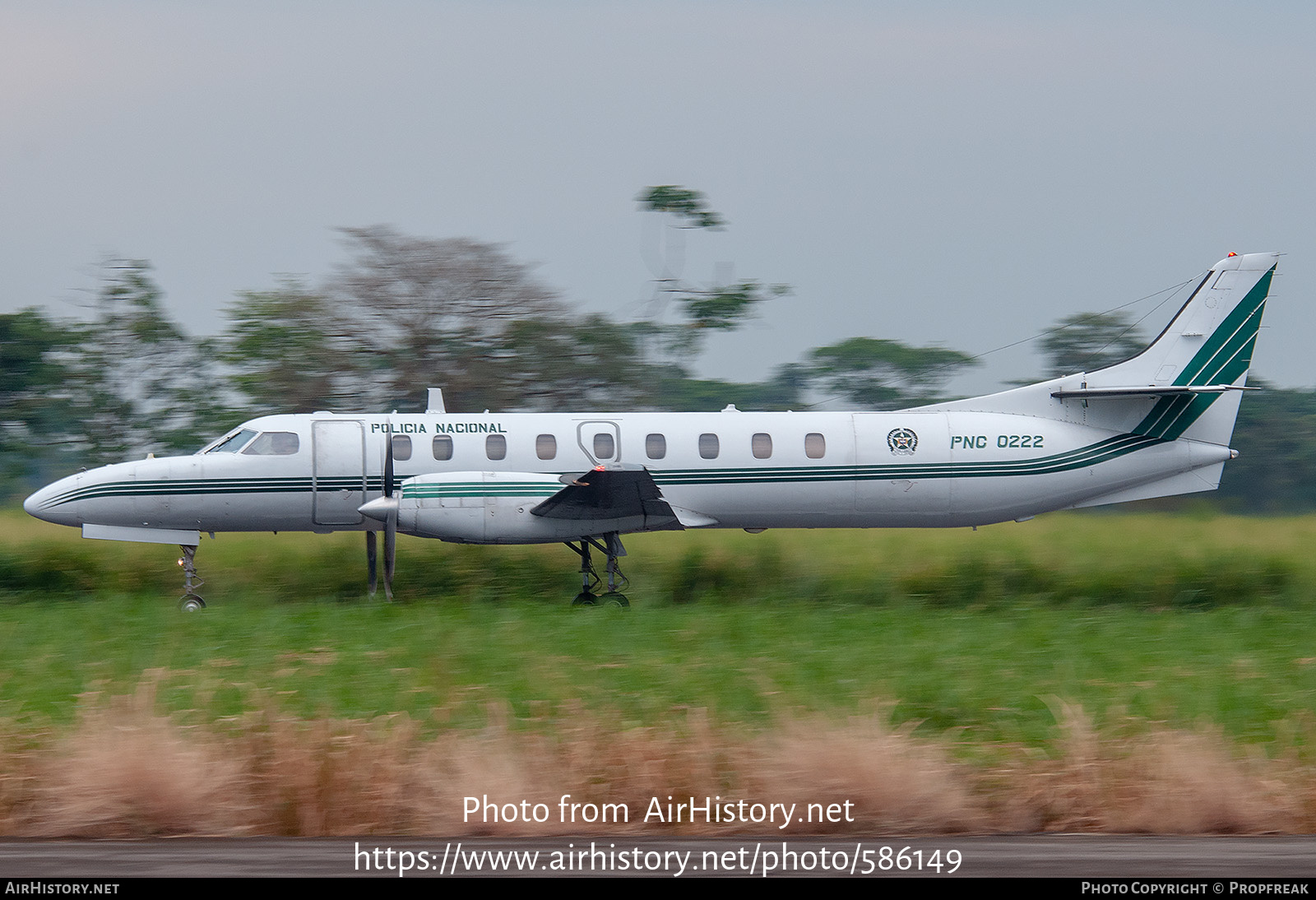 Aircraft Photo of PNC 0222 | Fairchild C-26A Metro III | Colombia - Police | AirHistory.net #586149