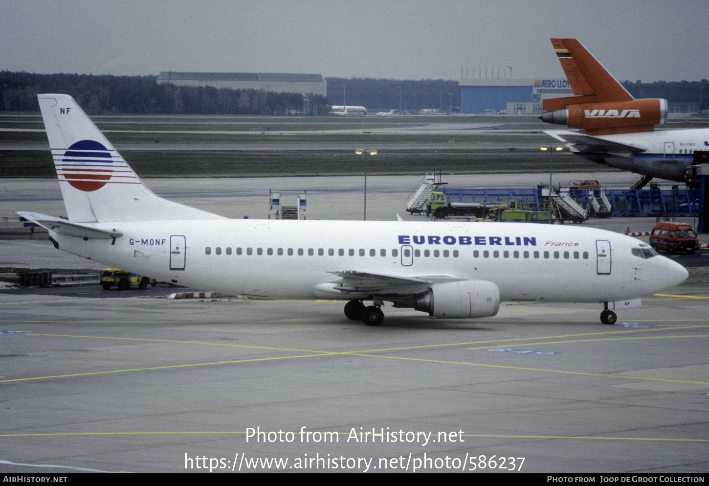 Aircraft Photo of G-MONF | Boeing 737-3Y0 | Euroberlin France | AirHistory.net #586237