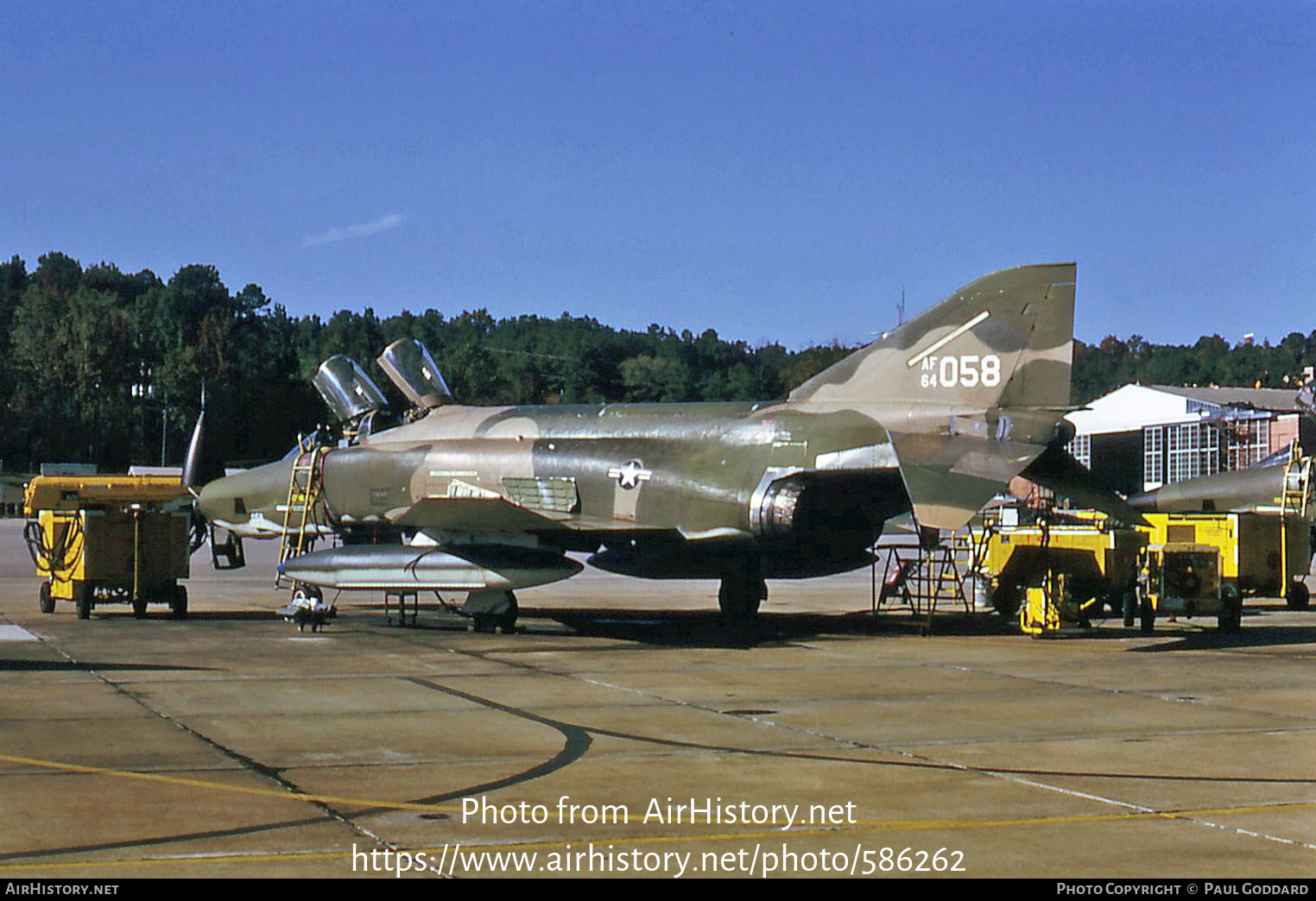 Aircraft Photo of 64-1058 / AF64-058 | McDonnell RF-4C Phantom II | USA - Air Force | AirHistory.net #586262