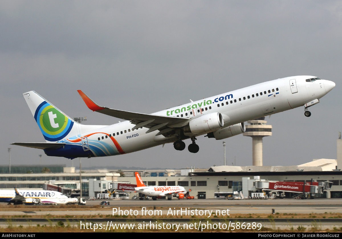 Aircraft Photo of PH-FDD | Boeing 737-8KN | Transavia | AirHistory.net #586289