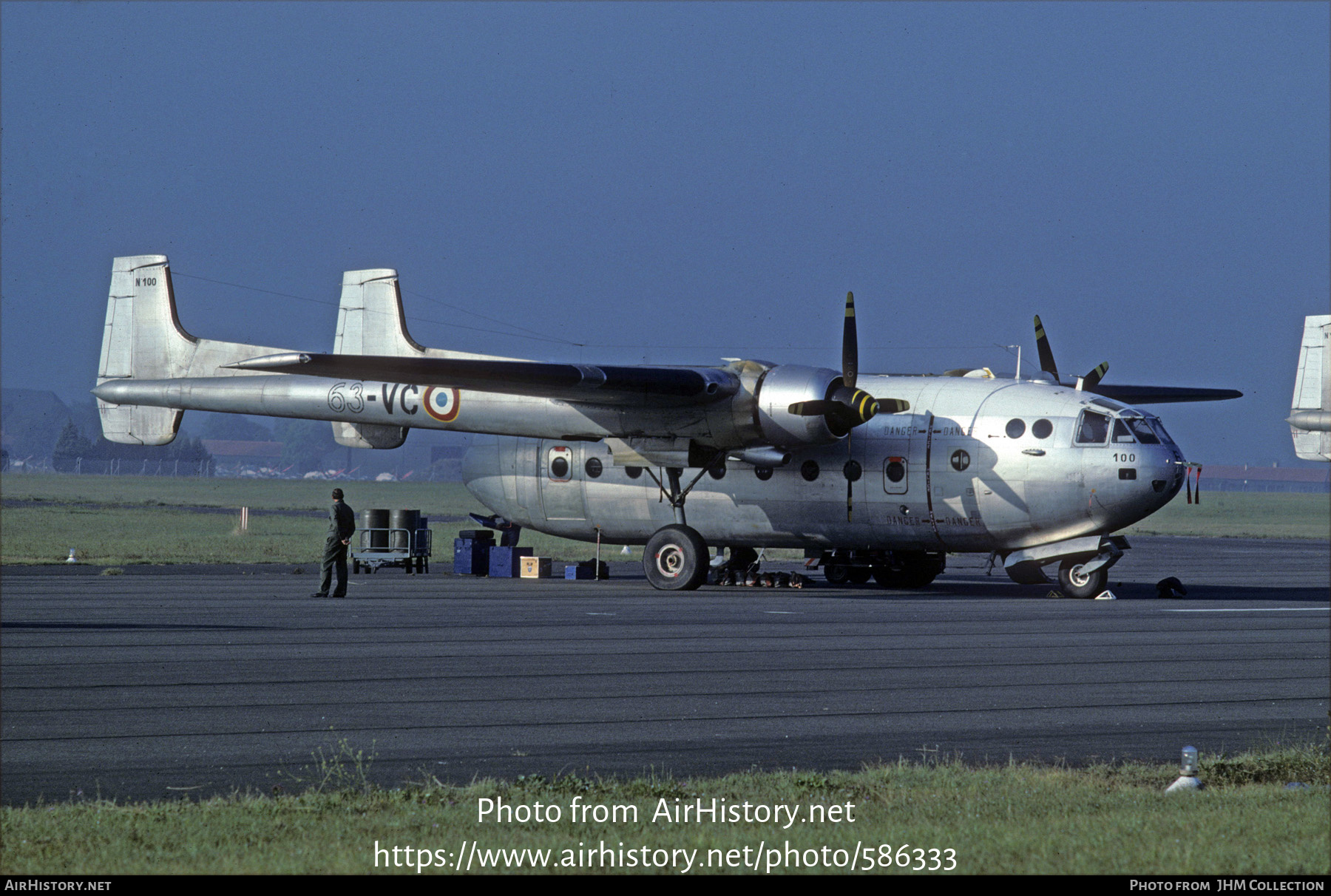 Aircraft Photo of 100 | Nord 2501F-3 Noratlas | France - Air Force | AirHistory.net #586333