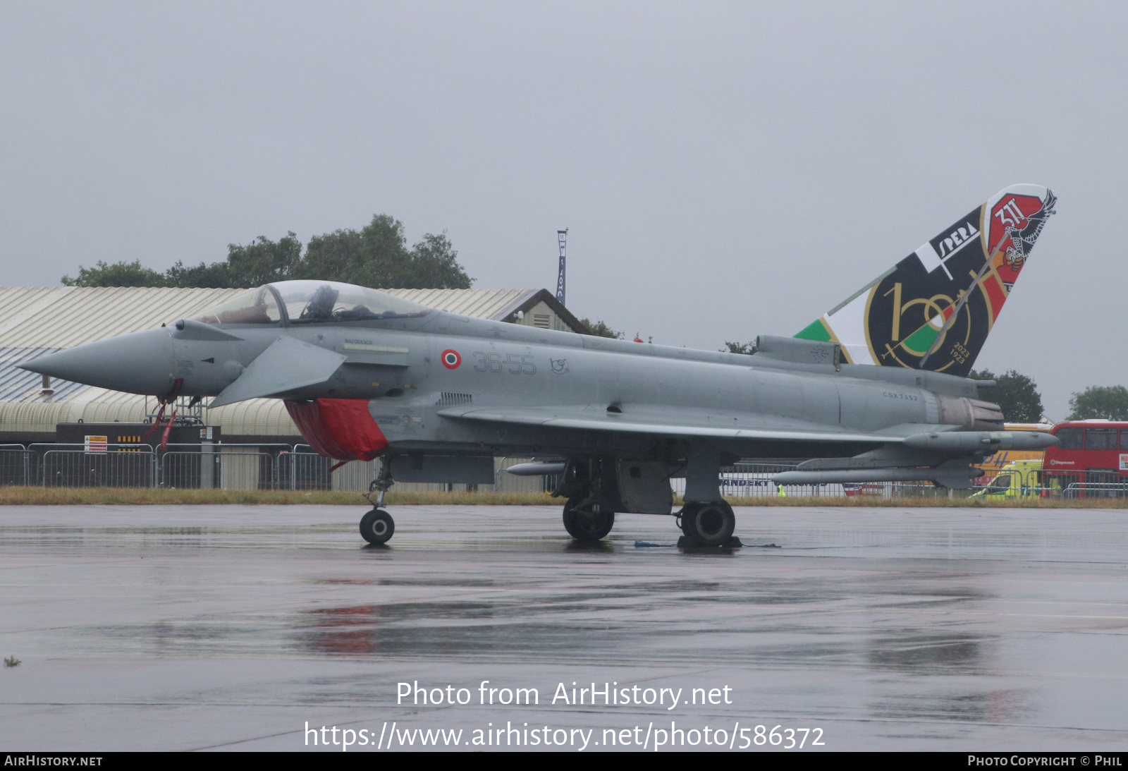 Aircraft Photo of CSX7352 | Eurofighter EF-2000 Typhoon | Italy - Air Force | AirHistory.net #586372