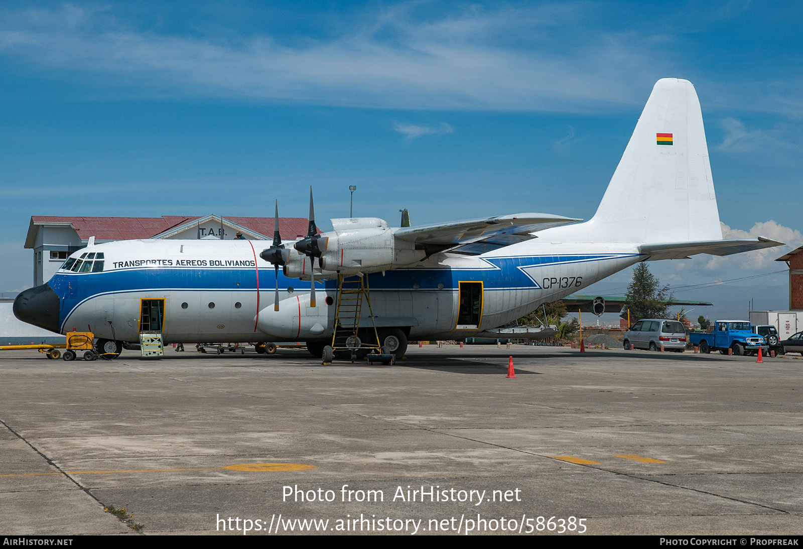 Aircraft Photo of CP-1376 | Lockheed C-130H Hercules | TAB Cargo - Transportes Aereos Bolivianos | AirHistory.net #586385