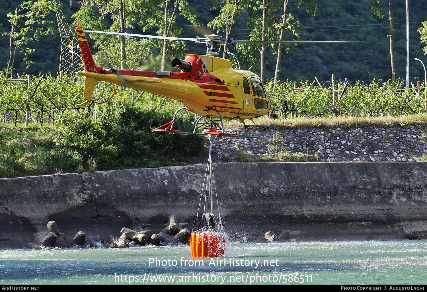 Aircraft Photo of I-TNLD | Eurocopter AS-350B-3 Ecureuil | Vigili del Fuoco Trento | AirHistory.net #586511