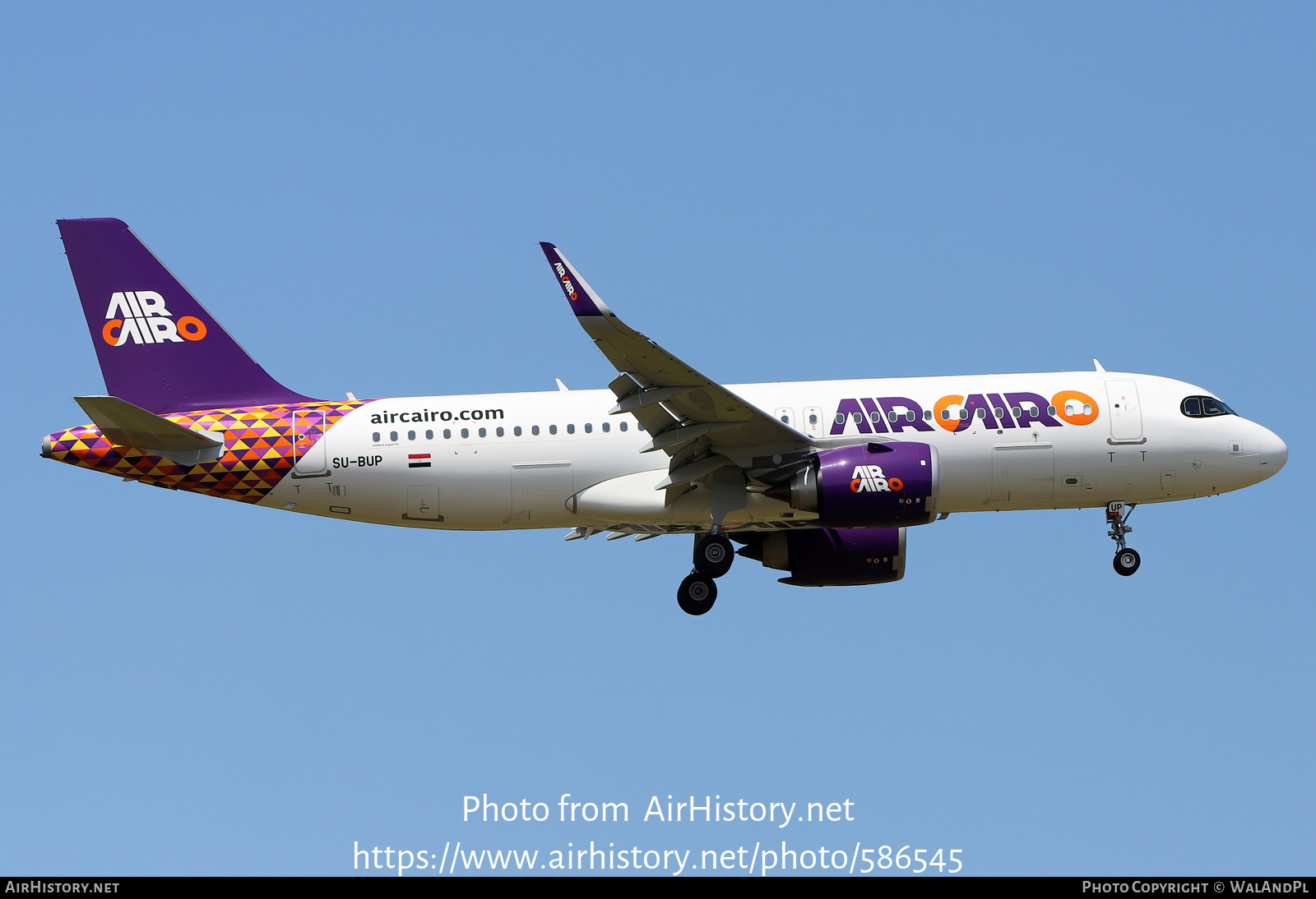 Aircraft Photo of SU-BUP | Airbus A320-251N | Air Cairo | AirHistory.net #586545