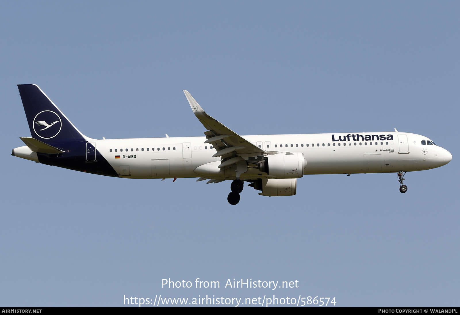 Aircraft Photo of D-AIED | Airbus A321-271NX | Lufthansa | AirHistory.net #586574