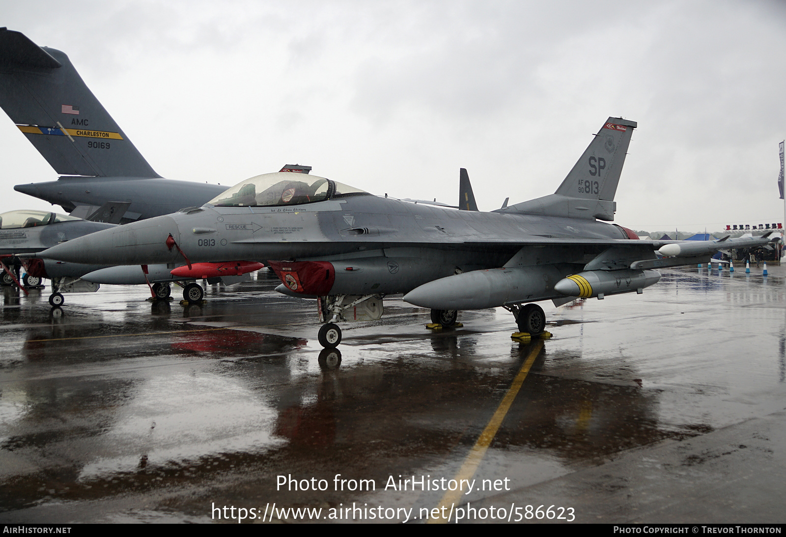 Aircraft Photo of 90-0813 / AF90-813 | Lockheed F-16CM Fighting Falcon | USA - Air Force | AirHistory.net #586623