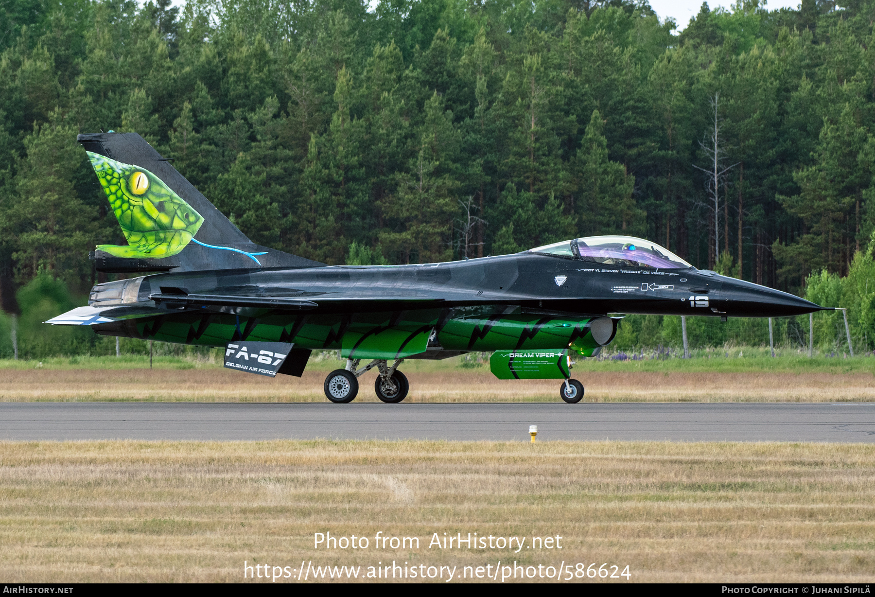 Aircraft Photo of FA-87 | General Dynamics F-16AM Fighting Falcon | Belgium - Air Force | AirHistory.net #586624