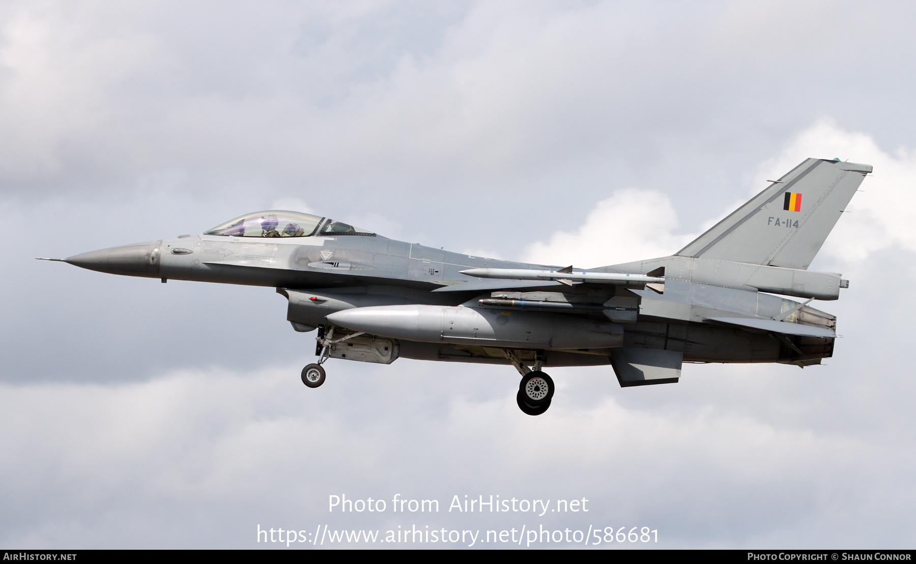 Aircraft Photo of FA-114 | General Dynamics F-16AM Fighting Falcon | Belgium - Air Force | AirHistory.net #586681