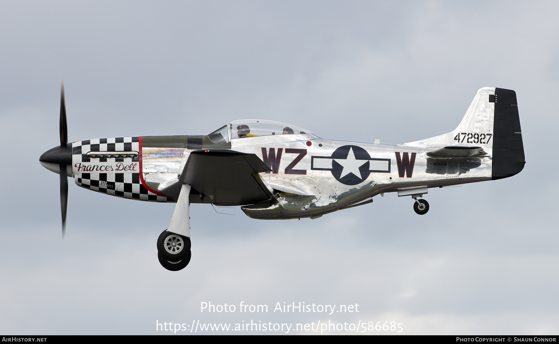 Aircraft Photo of N51ZW / NL51ZW / 472927 | North American P-51D Mustang | USA - Air Force | AirHistory.net #586685