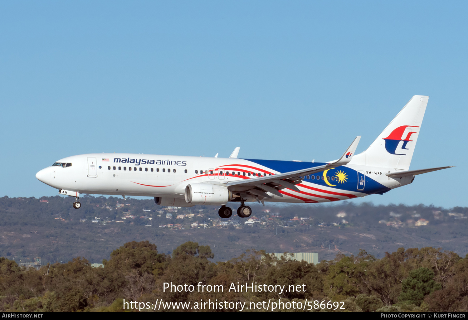 Aircraft Photo of 9M-MXH | Boeing 737-8H6 | Malaysia Airlines | AirHistory.net #586692