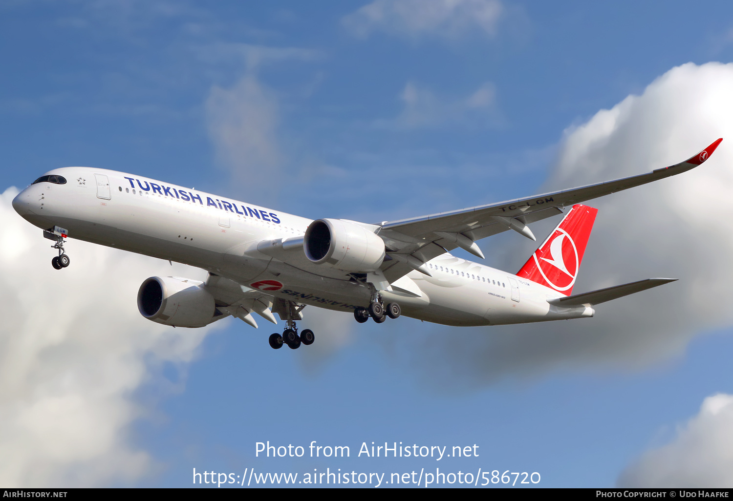 Aircraft Photo of TC-LGM | Airbus A350-941 | Turkish Airlines | AirHistory.net #586720