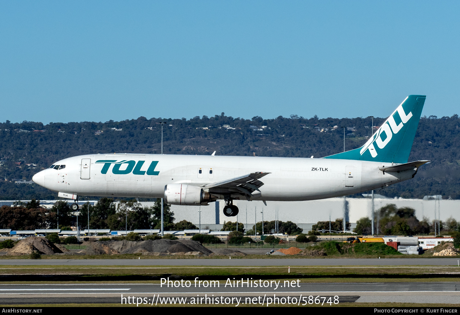 Aircraft Photo of ZK-TLK | Boeing 737-476 | Toll Priority | AirHistory.net #586748