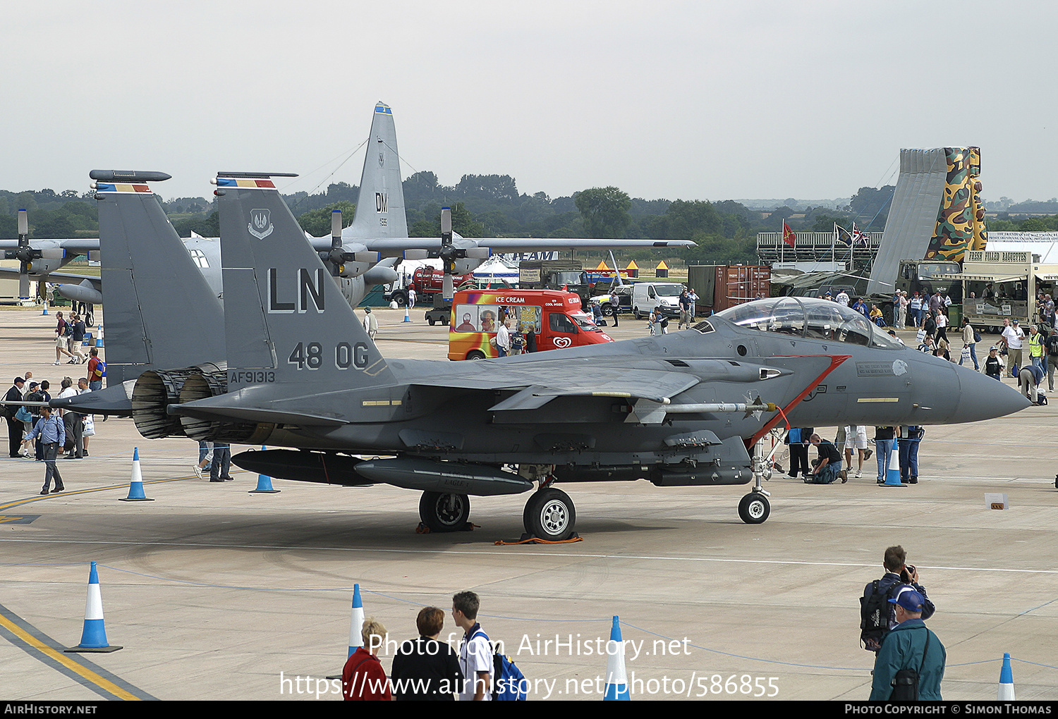 Aircraft Photo of 91-0313 / AF91-0313 | McDonnell Douglas F-15E Strike Eagle | USA - Air Force | AirHistory.net #586855