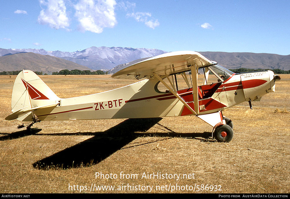 Aircraft Photo of ZK-BTF | Piper PA-18A-150 Super Cub | Wigram Aviation Sports Club | AirHistory.net #586932