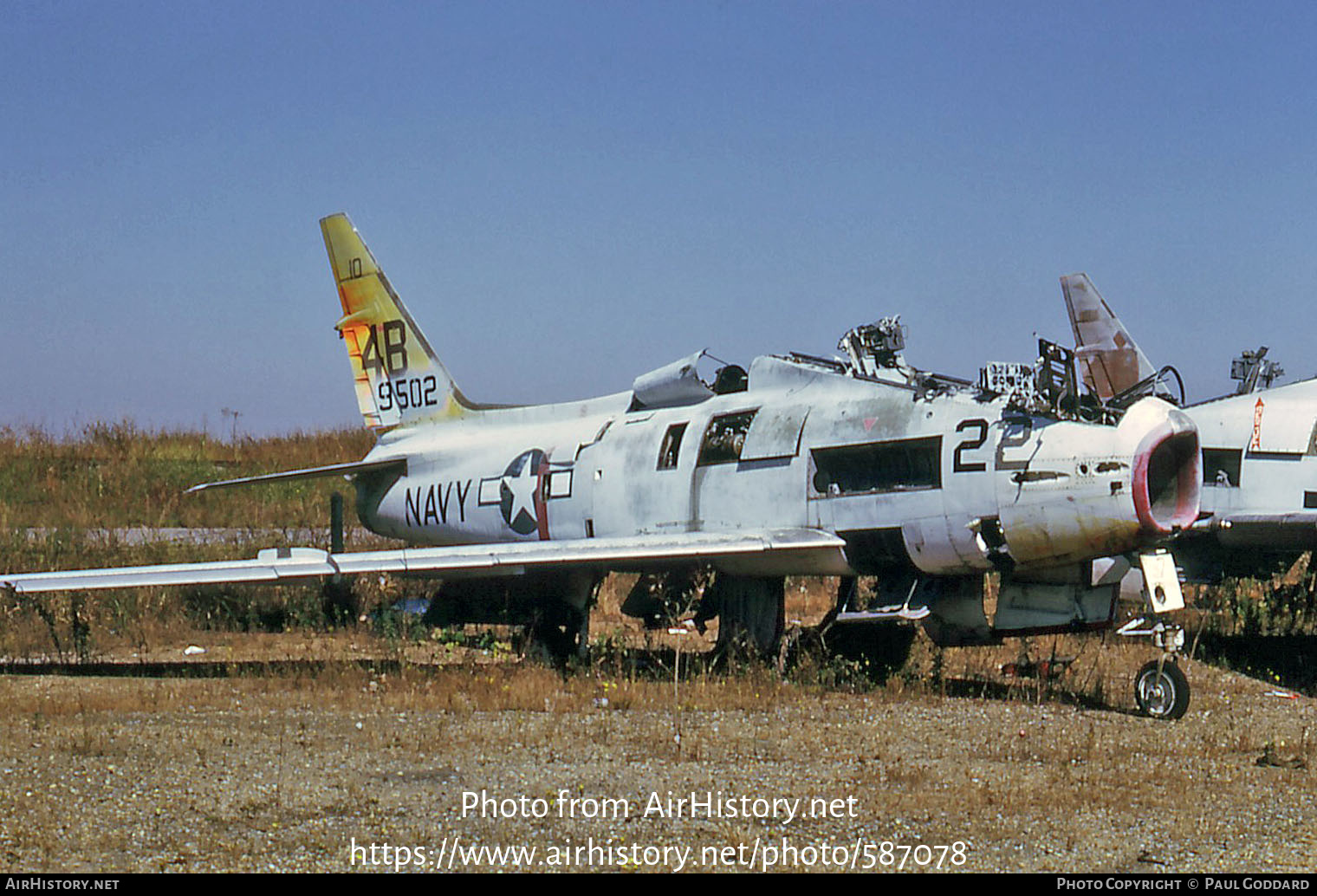 Aircraft Photo of 139502 / 9502 | North American F-1E Fury | USA - Navy | AirHistory.net #587078