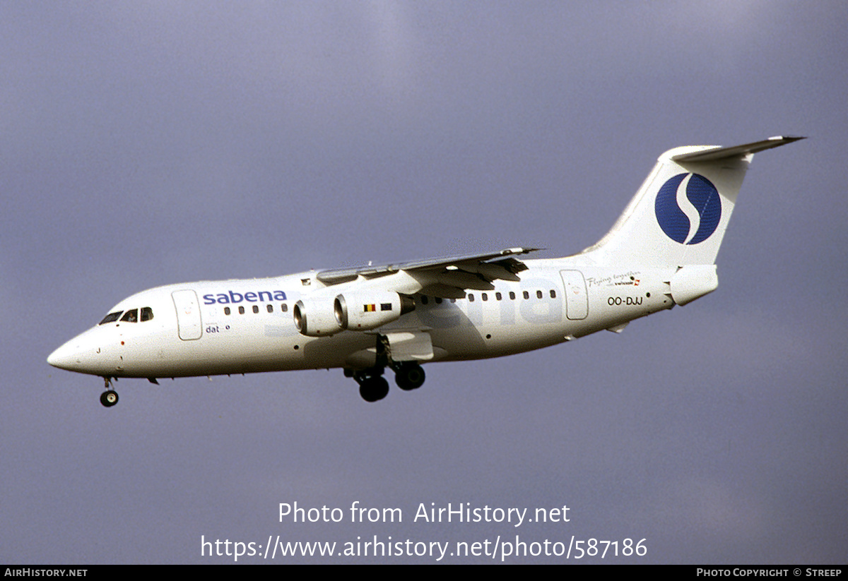 Aircraft Photo of OO-DJJ | British Aerospace BAe-146-200 | Sabena | AirHistory.net #587186