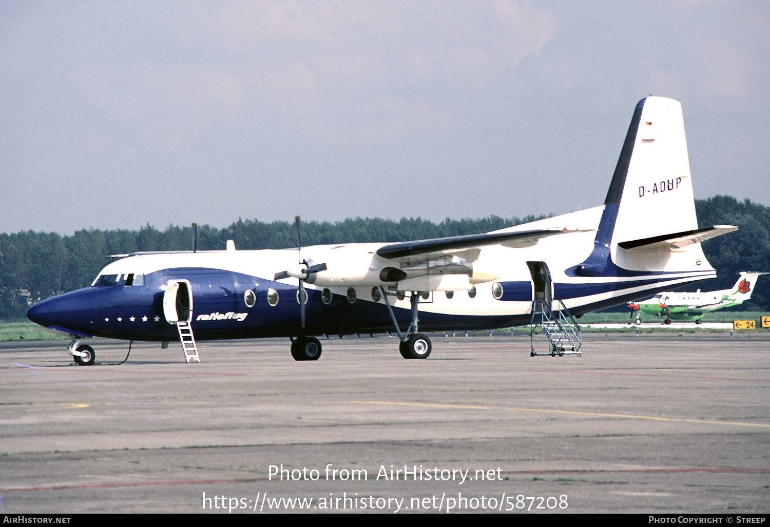 Aircraft Photo of D-ADUP | Fokker F27-500 Friendship | Ratioflug | AirHistory.net #587208