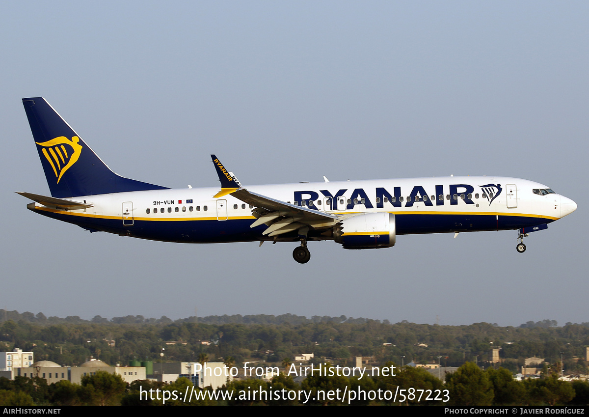 Aircraft Photo of 9H-VUN | Boeing 737-8200 Max 200 | AirHistory.net #587223